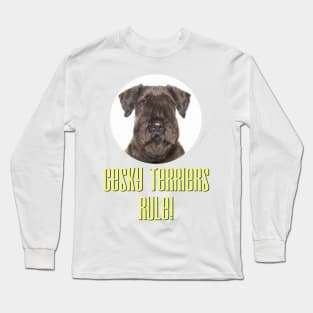 Cesky Terriers Rule! Long Sleeve T-Shirt